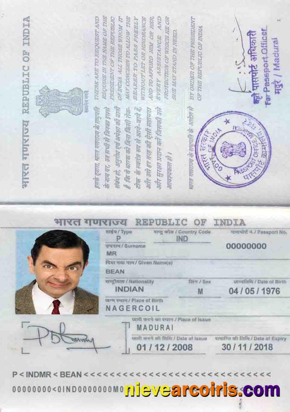 India passport